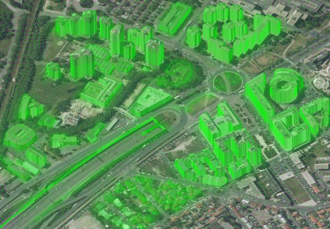 Maillage tridimensionnel de la tête du tunnel de Bobigny