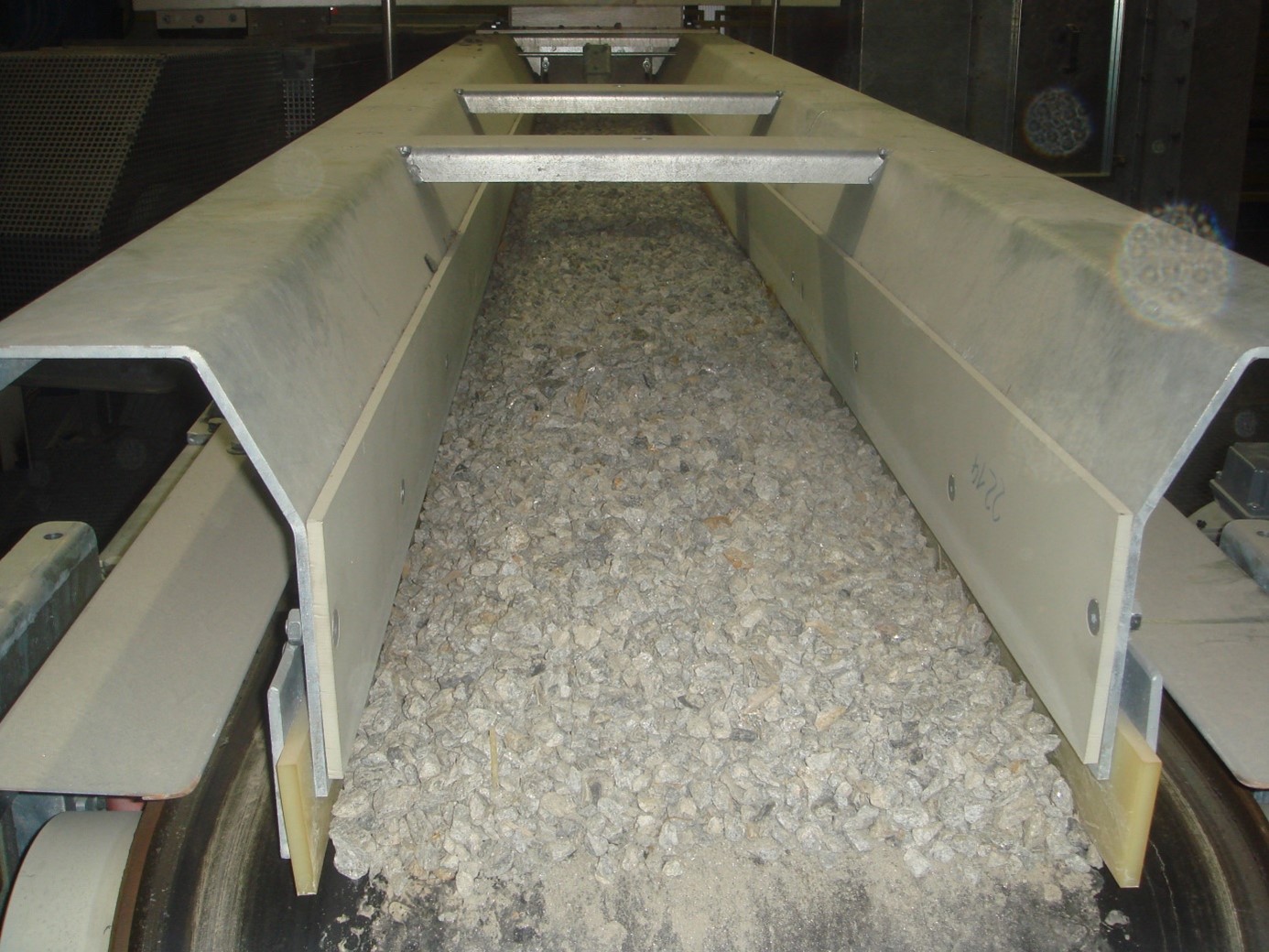 Materials excavated during the construction of the Talant tunnel (© CETU)